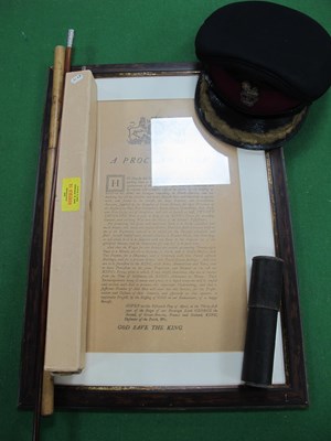 Lot 413 - British Army Staff Officer Dress Peaked Cap,...