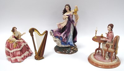 Lot 1215 - Franklin Mint 'Jane Austin' Figurines -...