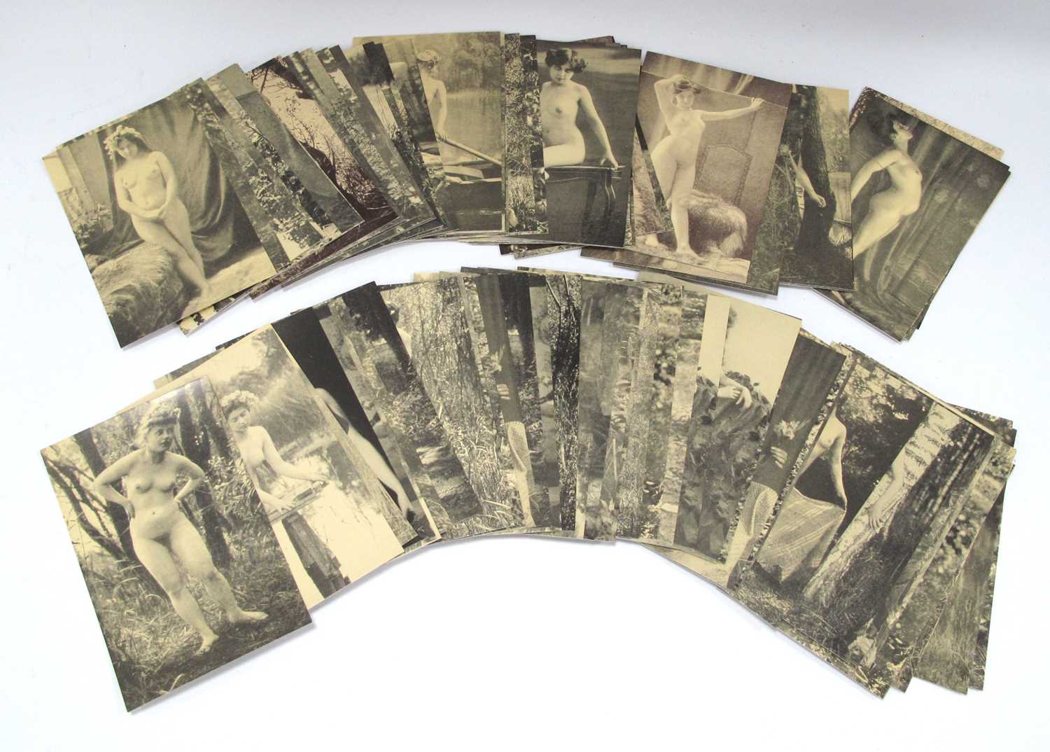 Lot 1304 - French Naturist Postcards, circa XXI Century...
