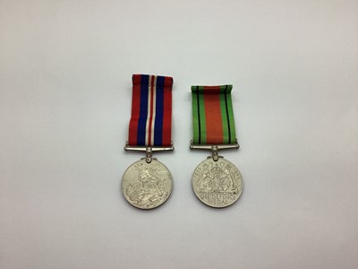 Lot 855 - WWII British Medals Comprising Defence Medal...