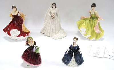 Lot 1221 - Royal Doulton Pretty Ladies Figurines 'Winter'...
