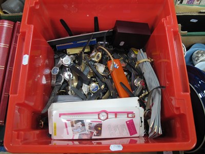 Lot 1119 - Spares or Repairs; Assorted Wristwatch Parts :-...