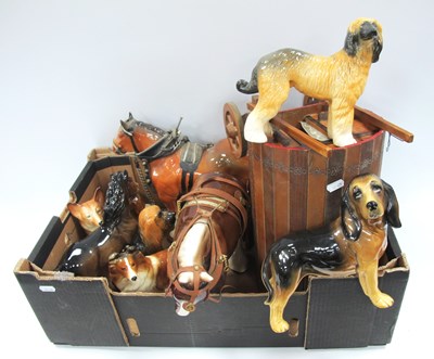 Lot 1029 - A Beswick Model of a Brown Shire Horse, 21cm...