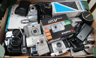 Lot 1050 - Cameras: Yashica FRI Film Camera, Tamron...