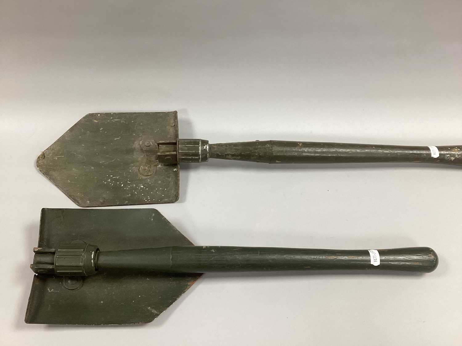 Lot 735 - Two Austrian Army Folding Entrenching Shovels.