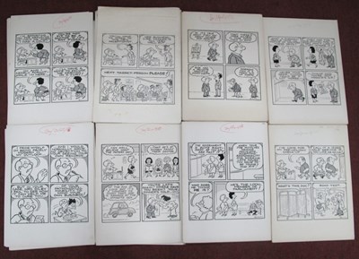 Lot 1401 - Genever - Ink Cartoons circa 1980, Doctor...