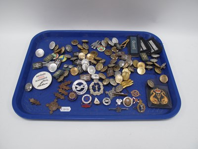 Lot 1427 - Badges - many British Rail, cap, lapel and...