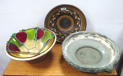 Lot 1156 - XIX Century Earthenware Mixing Bowl, with...
