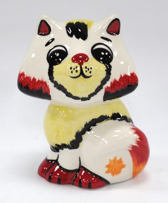 Lot 1273 - Lorna Bailey 'Honey' the Cat, 12.5cm high.