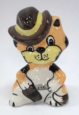 Lot 1281 - Lorna Bailey 'Duke' (John Wayne) the Cat, 12cm...