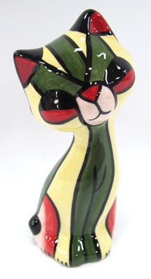 Lot 1161 - Lorna Bailey 'Miss Prim' the Cat, 15cm high.