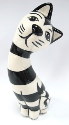 Lot 1164 - Lorna Bailey 'Humbug' the Cat, 18cm high.