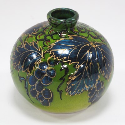 Lot 1235 - Anita Harris 'Vineyard' Marrakesh Vase, gold...