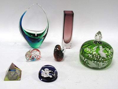 Lot 1210 - Baccarat Sulphide 'Zodiac' Glass Paperweight,...