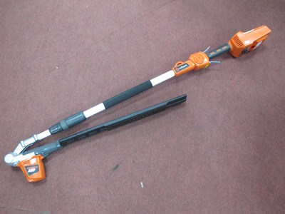 Lot 1153 - Redback 40V Cordless Pole Hedgetrimmer Model...