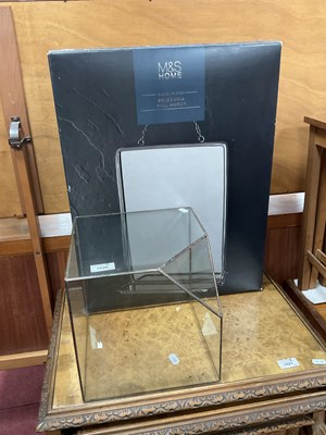 Lot 1626 - M&S Home Nickel Plated 'Belgravia' Wall Mirror,...