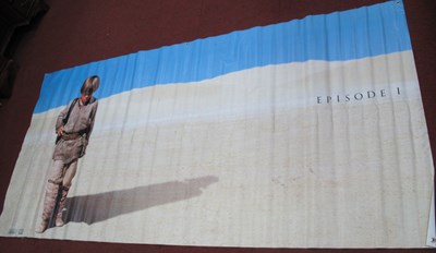 Lot 1460 - Star Wars Episode I, large promo poster in...