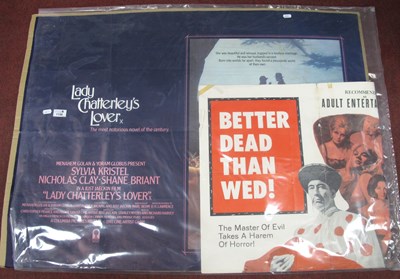 Lot 1139 - The Brides of Fu Manchu Poster 103.5cm x 76cm...