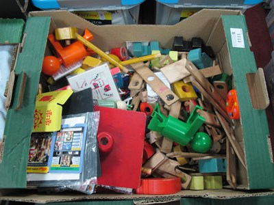 Lot 1111 - Toys: A Small Collection of Children's Wooden...
