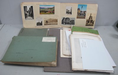 Lot 1051 - Three Albums Containing Pictures and Postcards,...