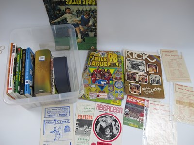 Lot 645 - Merlin Premier League 98 Sticker Album (cover...
