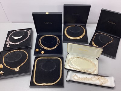 Lot 212 - Monet; A Collection of Boxed Jewellery, to...