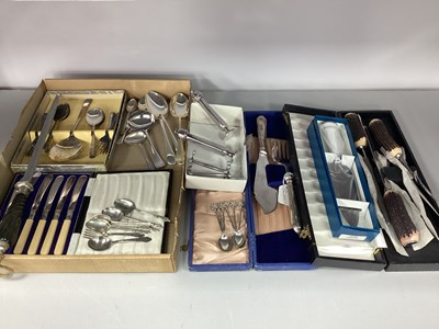 Lot 203 - A Pair of Hallmarked Silver Fish Servers, with...