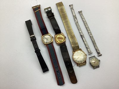 Lot 249 - A Vintage 9ct Gold Cased Gent's Wristwatch,...