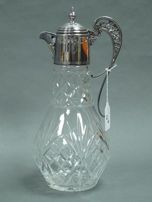 Lot 78 - A Hallmarked Silver Mounted Claret Jug, HC,...