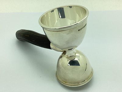 Lot 15 - A Stag Handled Double Sided Spirit Measure,...