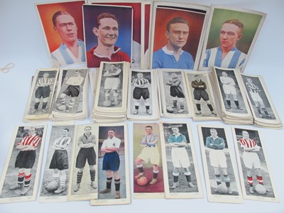 Lot 641 - 1930s Topical Times Football Cards - fifteen...