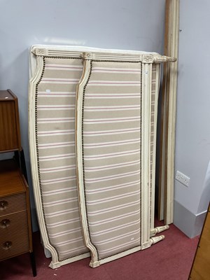 Lot 1646 - A XX Century French White Painted Short King...