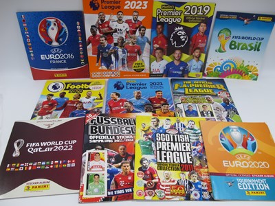 Lot 657 - Empty Football Sticker Albums Premier League...