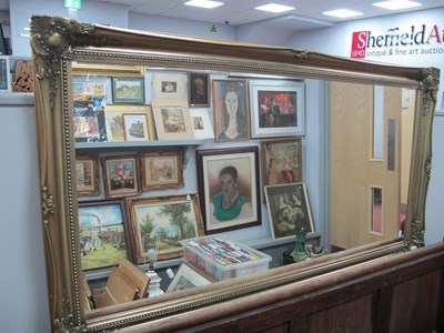 Lot 1460 - Larson Juhl Gilt Framed Wall Mirror 76cm x 136cm.