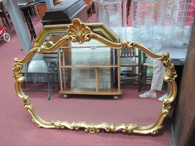 Lot 1458 - Shell and Scroll Decorated Gilt Framed Wall...