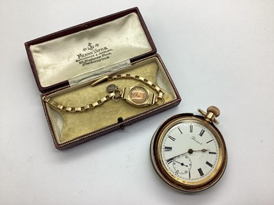 Lot 271 - Vintage Rolled Gold Cased MEDA Ladies...
