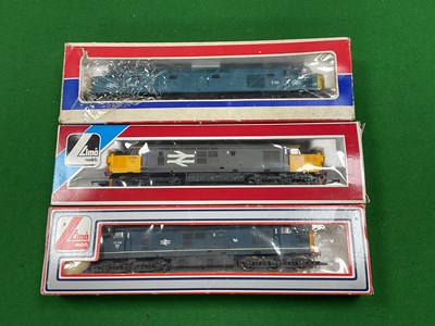 Lot 489 - Three boxed Lima diesel locomotives: Class 37 "...