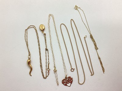 Lot 109 - Modern Horn of Plenty Pendant, (indistinctly...