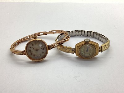 Lot 260 - A Ladies Wristwatch, the unsigned circular...