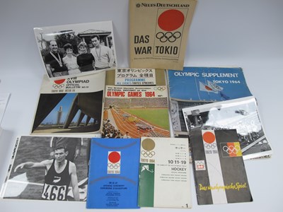Lot 609 - 1964 Tokyo Olympic Games Programmes, guides,...