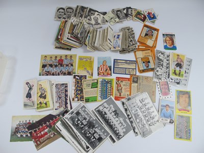 Lot 649 - Football Trade Cards - over 100 cut-out cards...