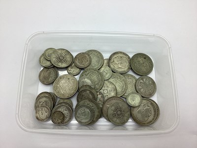 Lot 99 - GB Pre 1947 Silver Coins, Half Crowns, Florins,...