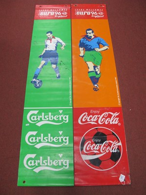 Lot 314 - Euro 96 Street Banners for Leeds - Dixie Dean...