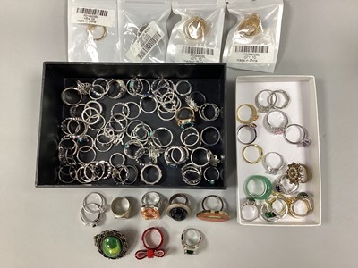 Lot 180 - A Collection of Assorted Dress Rings.