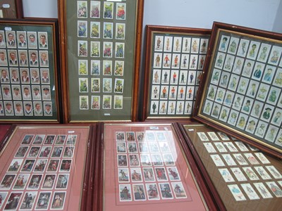 Lot 1047 - Framed Cigarette Cards including Players, Will'...