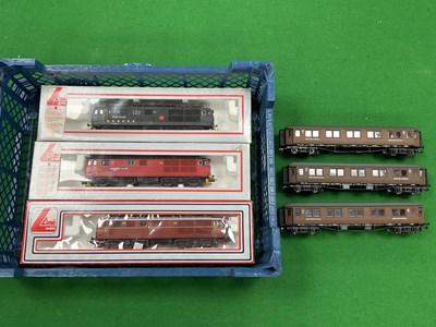 Lot 509 - Three boxed Lima Norwegian Railways (NSB) E14...