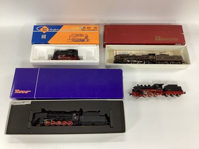 Lot 607 - Four 'HO' Gauge Continental Outline Steam...