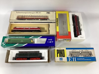 Lot 610 - Four 'HO' Gauge Continental Outline Boxed...