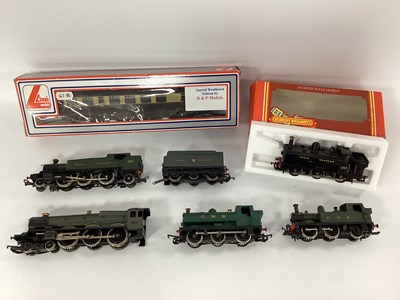 Lot 587 - Five 00 gauge Great Western locomotives and a...
