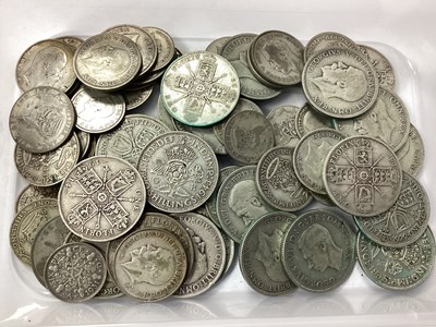 Lot 606 - Collection Of GB Pre 1947 Silver Coins,...